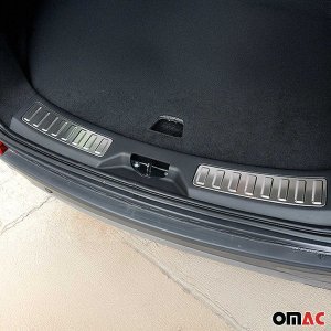 Land Rover Discovery Sport Trunk Sill Cover - Omac - S.Steel - Gloss Silver - 2015